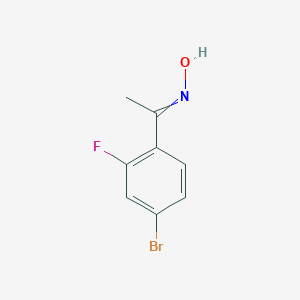 N-[1-(4-Bromo-2-fluorophenyl)ethylidene]hydroxylamine图片