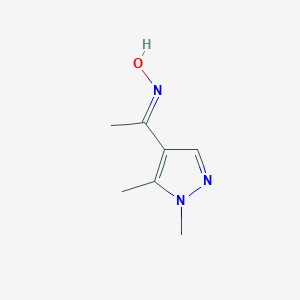 N-[1-(1,5-Dimethyl-1H-pyrazol-4-yl)ethylidene]hydroxylamineͼƬ