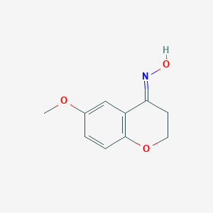 N-(6-methoxy-3,4-dihydro-2H-1-benzopyran-4-ylidene)hydroxylamineͼƬ