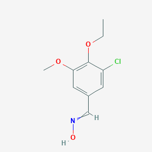 N-[(3-Chloro-4-ethoxy-5-methoxyphenyl)methylidene]hydroxylamineͼƬ