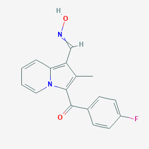 N-{[3-(4-Fluorobenzoyl)-2-methylindolizin-1-yl]methylidene}hydroxylamineͼƬ