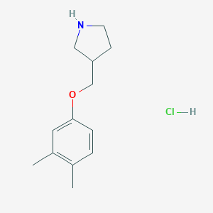 3-[(3,4-Dimethylphenoxy)methyl]pyrrolidinehydrochlorideͼƬ