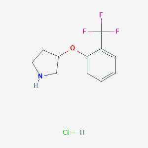 3-[2-(Trifluoromethyl)phenoxy]pyrrolidinehydrochlorideͼƬ