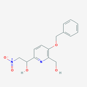 2-Hydroxymethyl-3-benzylhydroxyl-6-(2'-nitro-1'-hydroxy)ethyl PyridineͼƬ