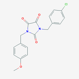 1-(4-chlorobenzyl)-3-(4-methoxybenzyl)-1H-imidazole-2,4,5(3H)-trione图片