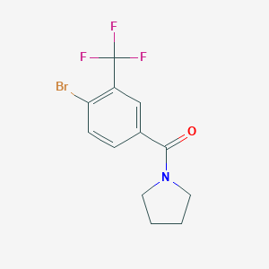 1-[4-Bromo-3-(trifluoromethyl)benzoyl]pyrrolidineͼƬ