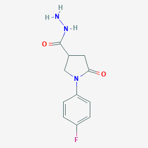 1-(4-Fluorophenyl)-5-oxopyrrolidine-3-carbohydrazideͼƬ