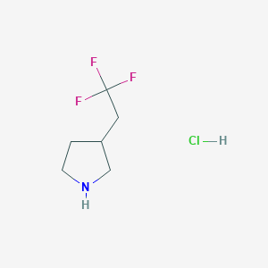 3-(2,2,2-trifluoroethyl)pyrrolidine hydrochlorideͼƬ