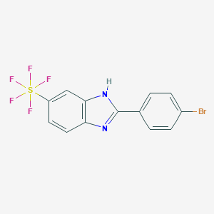 2-(4-Bromophenyl)-5-(pentafluorosulfanyl)-1H-benzoimidazoleͼƬ