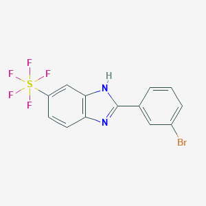 2-(3-Bromophenyl)-5-(pentafluorosulfanyl)-1H-benzoimidazoleͼƬ