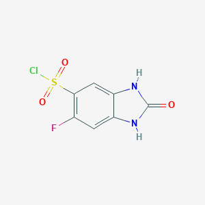 6-fluoro-2-oxo-2,3-dihydro-1H-benzimidazole-5-sulfonyl chlorideͼƬ