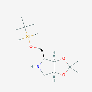 (3aR,4R,6aS)-4-{[(Tert-butyldimethylsilyl)oxy]methyl}-2,2-dimethyl-hexahydro-[1,3]dioxolo[4,5-c]pyrroleͼƬ