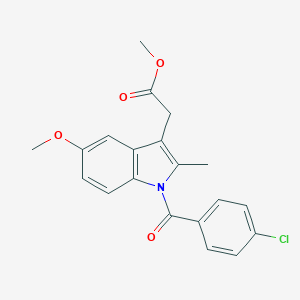 2-(1-(4-氯苯甲酰基)-5-甲氧基-2-甲基-1H-吲哚-3-基)乙酸甲酯图片