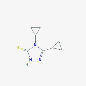 4,5-Dicyclopropyl-4H-[1,2,4]triazole-3-thiolͼƬ