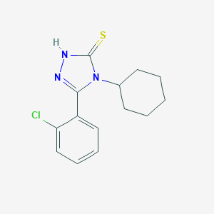 5-(2-Chlorophenyl)-4-cyclohexyl-4H-1,2,4-triazole-3-thiolͼƬ