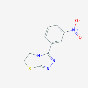 6-methyl-3-(3-nitrophenyl)-5,6-dihydro[1,3]thiazolo[2,3-c][1,2,4]triazoleͼƬ