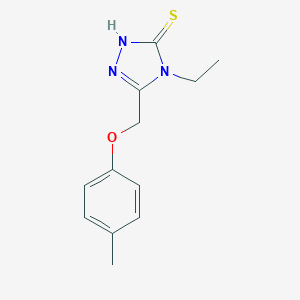 4-Ethyl-5-[(4-methylphenoxy)methyl]-4H-1,2,4-triazole-3-thiolͼƬ