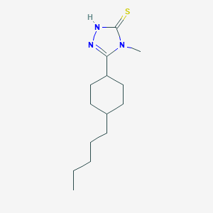 4-methyl-5-(4-pentylcyclohexyl)-4H-1,2,4-triazole-3-thiolͼƬ