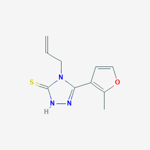 4-allyl-5-(2-methyl-3-furyl)-4H-1,2,4-triazole-3-thiolͼƬ