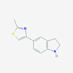 5-(2-methyl-1,3-thiazol-4-yl)-2,3-dihydro-1H-indoleͼƬ