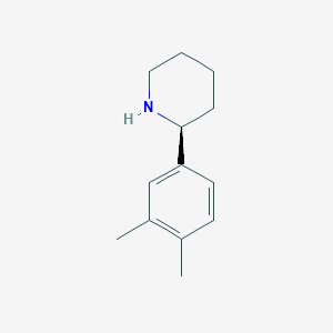 (S)-2-(3,4-Dimethylphenyl)piperidine图片