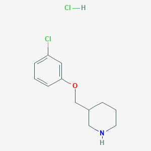 3-[(3-Chlorophenoxy)methyl]piperidine Hydrochloride图片