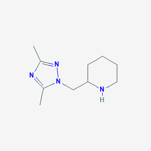 2-[(dimethyl-1H-1,2,4-triazol-1-yl)methyl]piperidineͼƬ