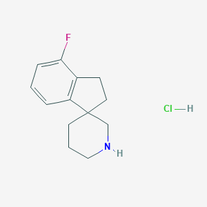 4-Fluoro-2,3-Dihydrospiro[Indene-1,3-Piperidine] HydrochlorideͼƬ