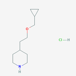 4-[2-(环丙基甲氧基)乙基]哌啶盐酸盐图片