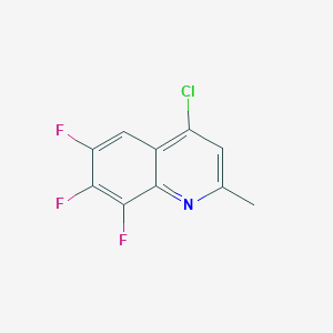 4-Chloro-6,7,8-trifluoro-2-methylquinoline图片