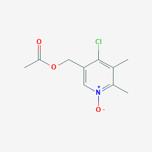 5-Acetoxymethyl-2,3-dimethyl-4-chloropyridine N-oxide图片