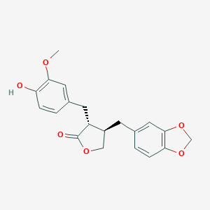 (3R,4R)-4-(1,3-benzodioxol-5-ylmethyl)dihydro-3-[(4-hydroxy-3-methoxyphenyl)methyl]-2(3H)-furanoneͼƬ