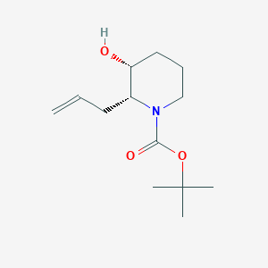 Cis-Tert-Butyl 2-Allyl-3-Hydroxypiperidine-1-CarboxylateͼƬ