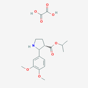 Isopropyl(3S)-2-(3,4-Dimethoxyphenyl)-3-pyrrolidinecarboxylate OxalateͼƬ