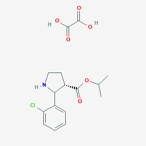 Isopropyl(3S)-2-(2-Chlorophenyl)-3-pyrrolidinecarboxylate OxalateͼƬ