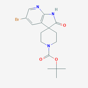 tert-Butyl 5'-Bromo-2'-oxo-1',2'-dihydrospiro[piperidine-4,3'-pyrrolo[2,3-b]pyridine]-1-carboxylateͼƬ