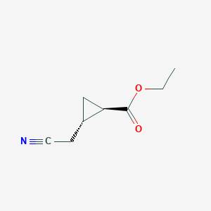 ethyl trans-2-(cyanomethyl)cyclopropane-1-carboxylateͼƬ