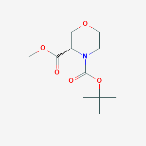 (S)-4-tert-Butyl 3-Methyl Morpholine-3,4-dicarboxylateͼƬ