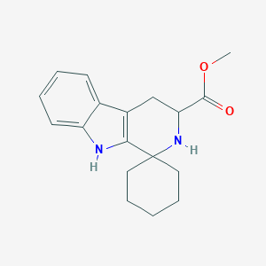 Methyl 2,3,4,9-Tetrahydrospiro[beta-carboline-1,1'-cyclohexane]-3-carboxylateͼƬ