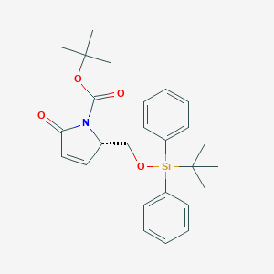 (S)-tert-butyl 2-((tert-butyldiphenylsilyloxy)methyl)-5-oxo-2,5-dihydro-1H-pyrrole-1-carboxylateͼƬ