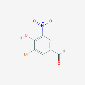 3-bromo-4-hydroxy-5-nitrobenzaldehyde图片