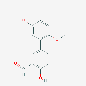 4-Hydroxy-2',5'-dimethoxy[1,1'-biphenyl]-3-carbaldehydeͼƬ