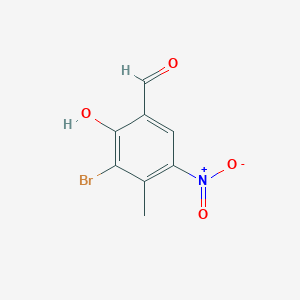 3-Bromo-2-hydroxy-4-methyl-5-nitro-benzaldehydeͼƬ