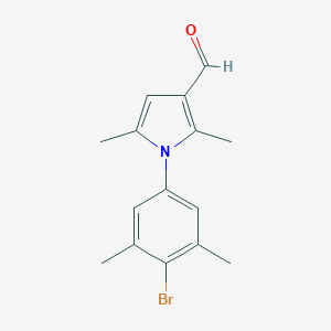 1-(4-bromo-3,5-dimethylphenyl)-2,5-dimethyl-1H-pyrrole-3-carbaldehydeͼƬ