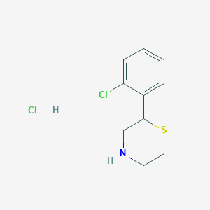 2-(2-Chlorophenyl)thiomorpholine HydrochlorideͼƬ