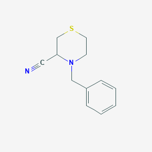 4-benzylthiomorpholine-3-carbonitrileͼƬ