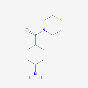 4-(Thiomorpholine-4-carbonyl)cyclohexan-1-amineͼƬ