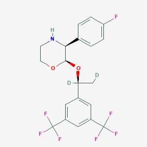 2-(R)-[1-(S)-(3,5-Bis(trifluoromethyl)phenyl)ethoxy]-3-(S)-fluorophenylmorpholine-d2ͼƬ