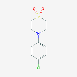 4-(4-Chlorophenyl)thiomorpholine 1,1-DioxideͼƬ