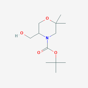 4-Boc-5-hydroxymethyl-2,2-dimethyl-morpholineͼƬ